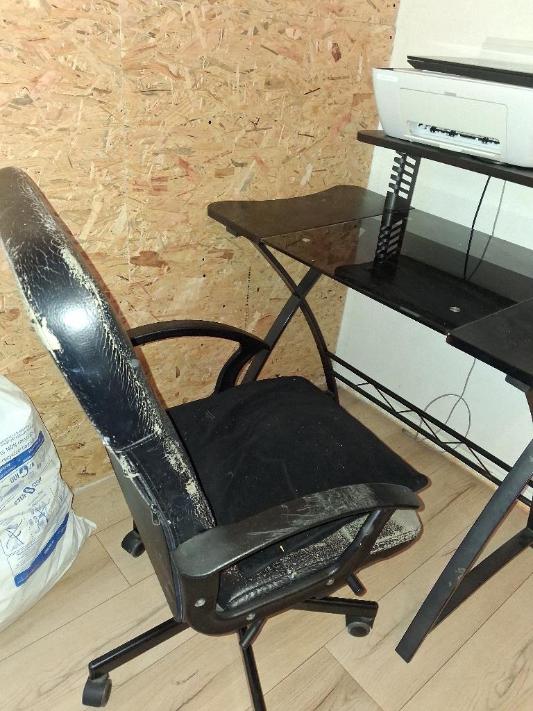 Bureau, Bureau d'ordinateur, Métal, Utilisé, IKEA