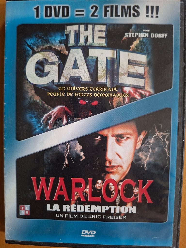 The Gate / Warlock 3 DVD, Cd's en Dvd's, Dvd's | Horror, Gebruikt, Ophalen of Verzenden, Engels, Horror-komedie