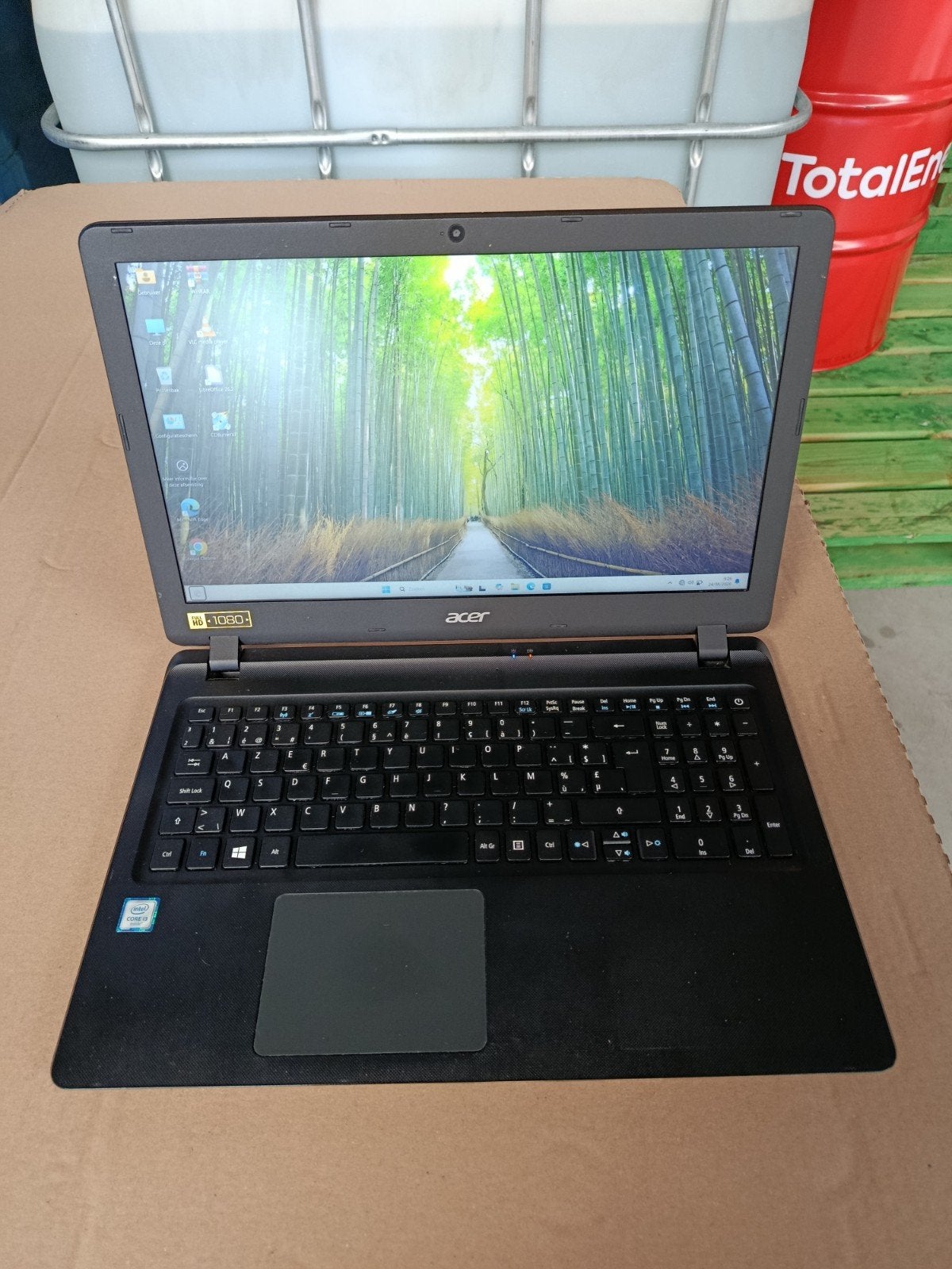 acer aspire 15 inch laptop met windows 11, SSD, 8GB ram, Enlèvement ou Envoi, Azerty, SSD