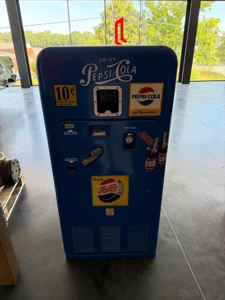 Pepsi Vintage drankautomaat, Ophalen, Overige typen