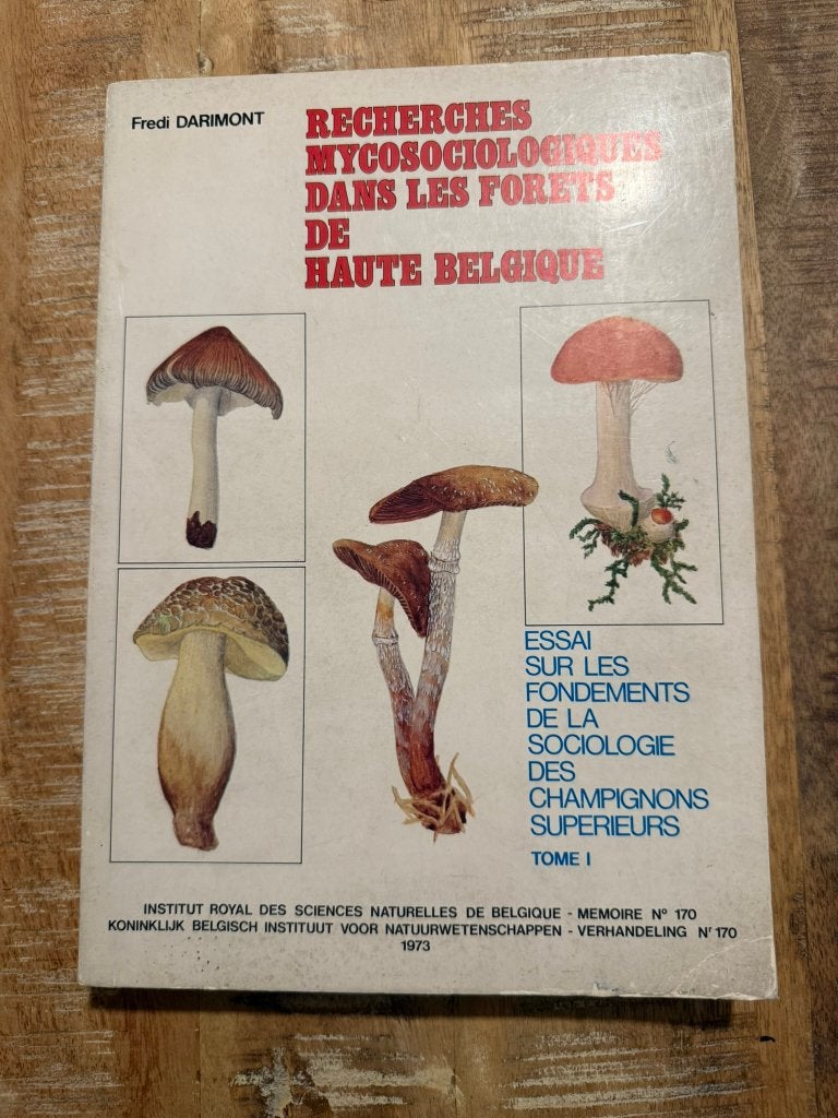 Recherches mycosoociologiques dans les foret- Darimont, Boeken, Natuur, Gelezen, Bloemen, Planten en Bomen, Fredi Darimont, Ophalen of Verzenden