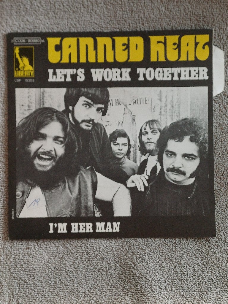 Canned Heat – Let's Work Together  1969  TOP MINT, CD & DVD, Enlèvement ou Envoi, Comme neuf, Jazz et Blues, Autres types