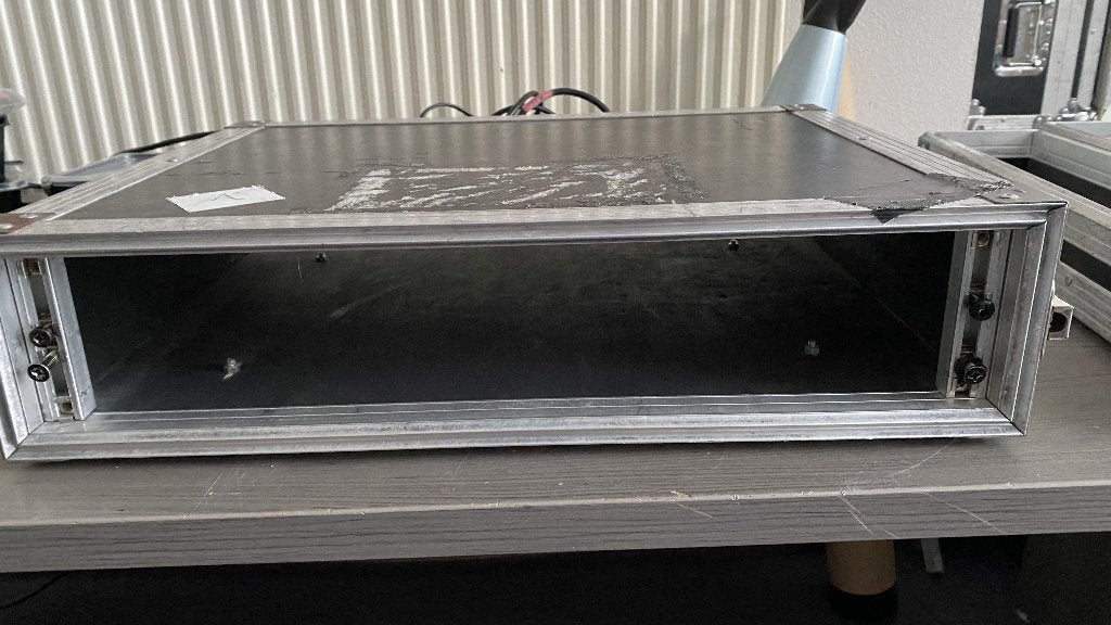 Rack flightcase 2u, Muziek en Instrumenten, Ophalen, Gebruikt, Flightcase