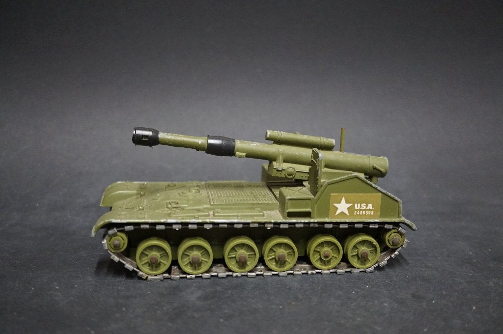 Dinky Toys 155 mm mobile gun - TOP vintage, Antiek en Kunst, Ophalen of Verzenden