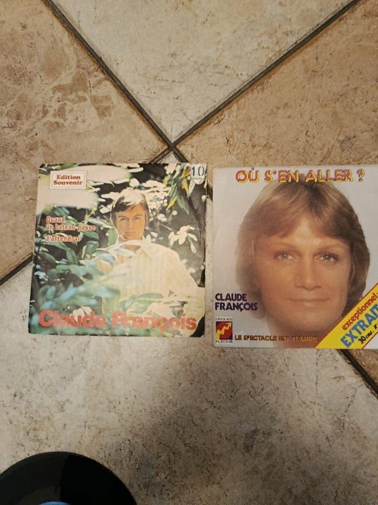 Lot de singles de Claude François, CD & DVD, Enlèvement ou Envoi, 7 inch, Utilisé, Pop