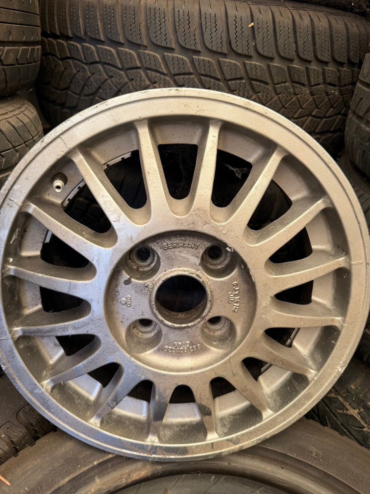 4 jantes audi ancetre 14 pouces, Enlèvement, Utilisé