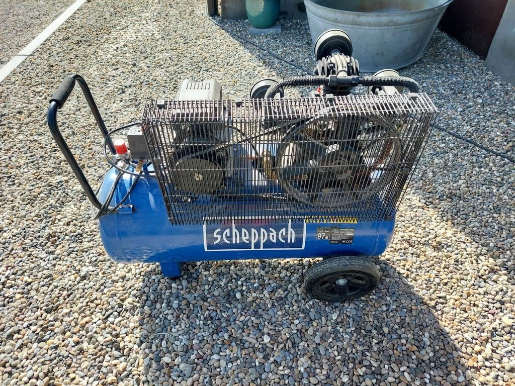 Compressor scheppach, Doe-het-zelf en Bouw, Compressors, Ophalen