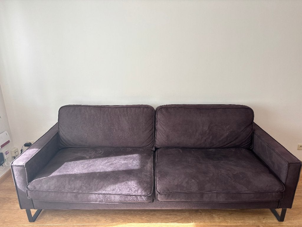 Moderne brede 3 à 4-zits zetel in perfecte staat, Maison & Meubles, Canapés | Salons, Trois personnes, Tissus, 100 à 125 cm, 200 à 250 cm
