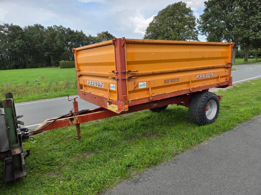 4 tons Peecon Kw 4000 kipwagen opzetbord, pvg op aanvraag, Ophalen