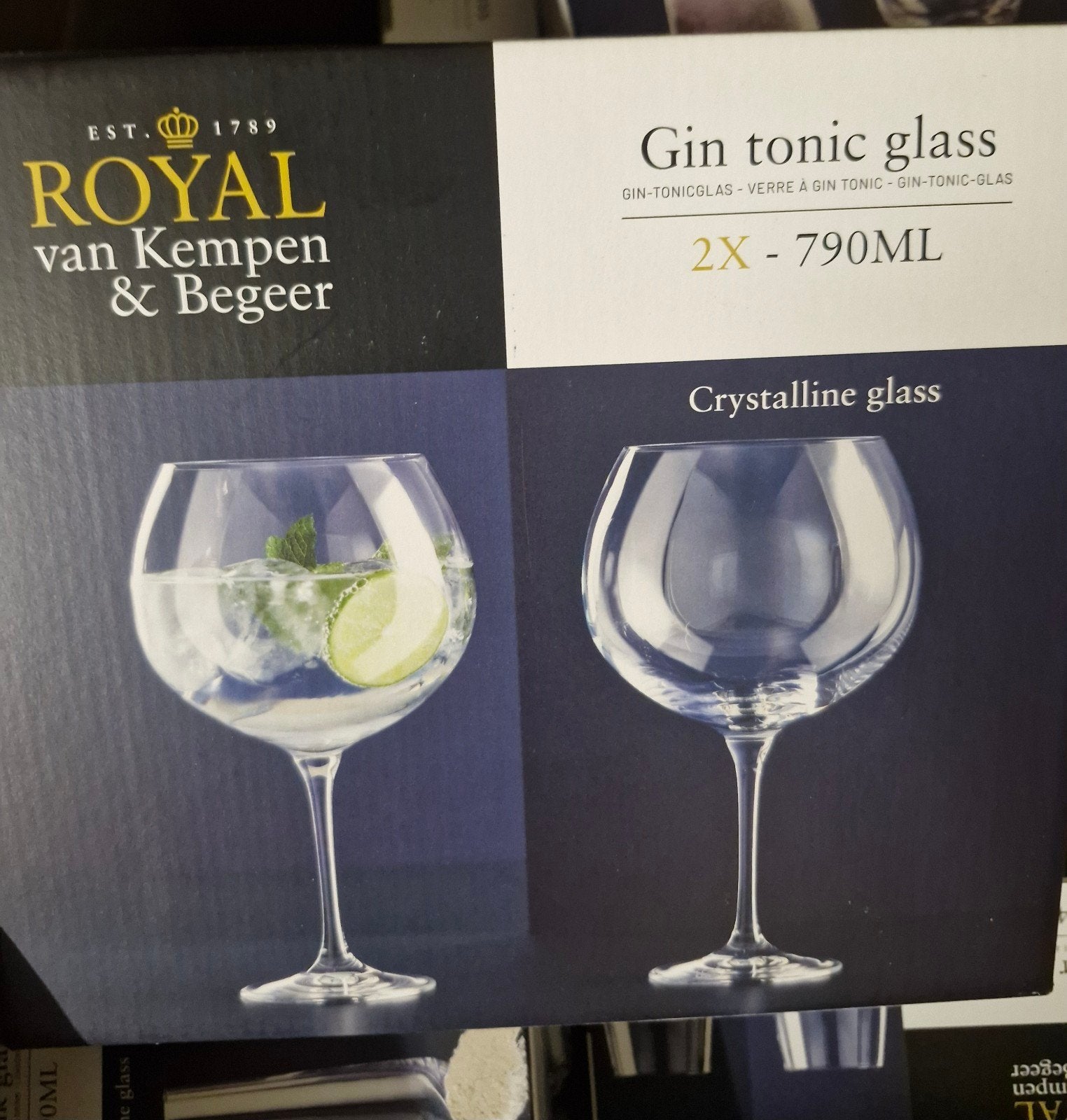 Nieuw: Royal van Kempen & Begeer glazen – Nieuw in doos, Enlèvement ou Envoi