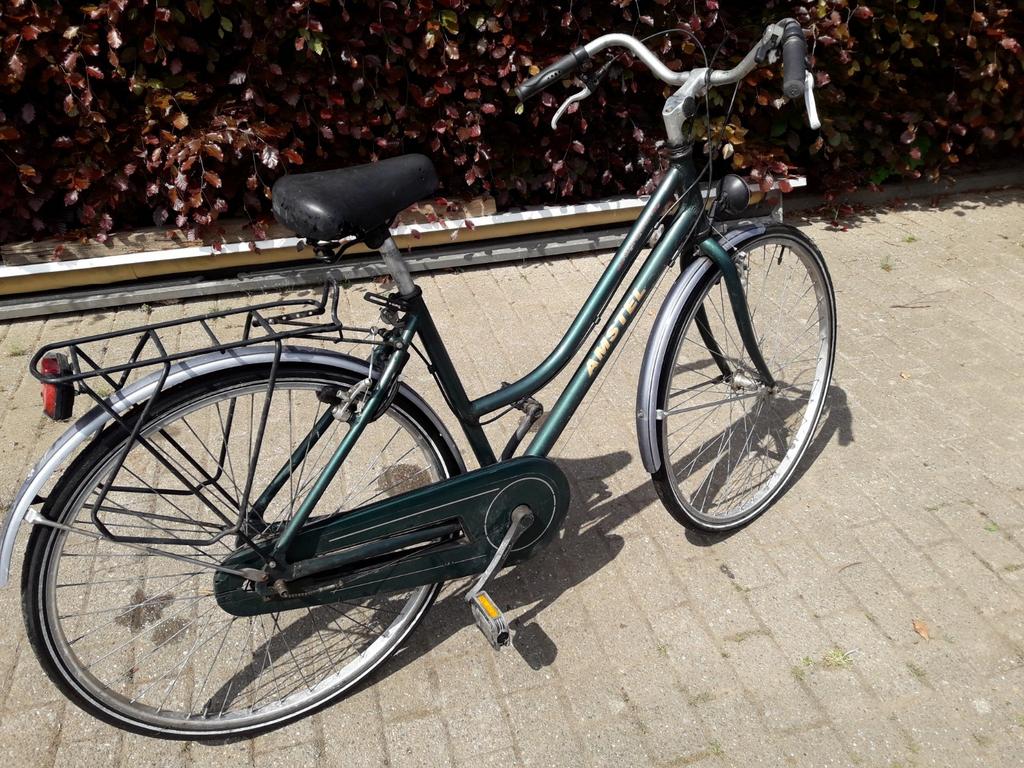 Amstel Damesfiets Aluminium, Fietsen en Brommers, Fietsen | Dames | Damesfietsen, Ophalen, Gebruikt, Overige merken, Versnellingen