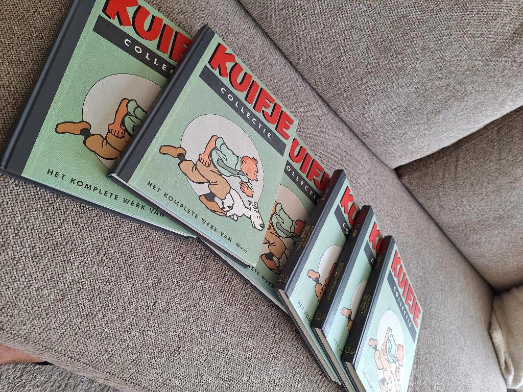 boekenreeks kuifje met hardcover, Ophalen of Verzenden, Zo goed als nieuw