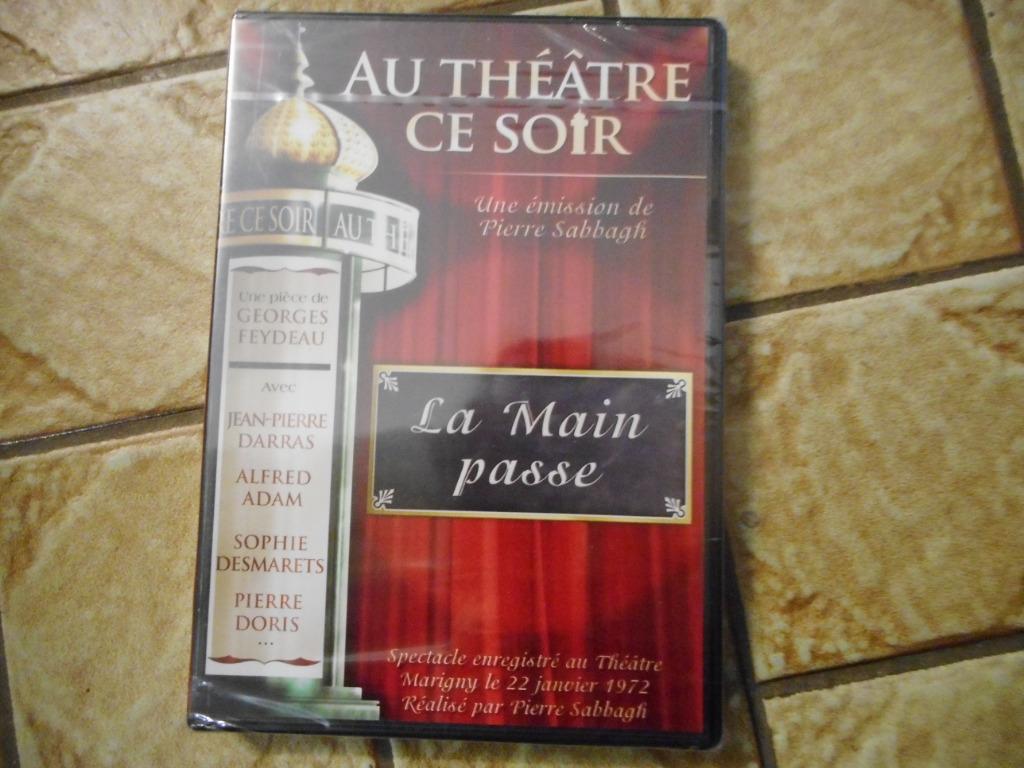 DVD La main passe – au théâtre ce soir, Enlèvement ou Envoi, Neuf, dans son emballage