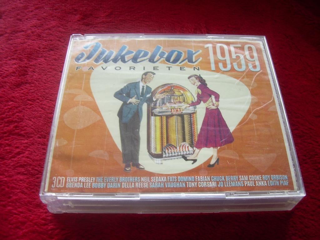 3 CD BOX - JUKEBOX 1959, Ophalen of Verzenden, Zo goed als nieuw, Pop, Boxset