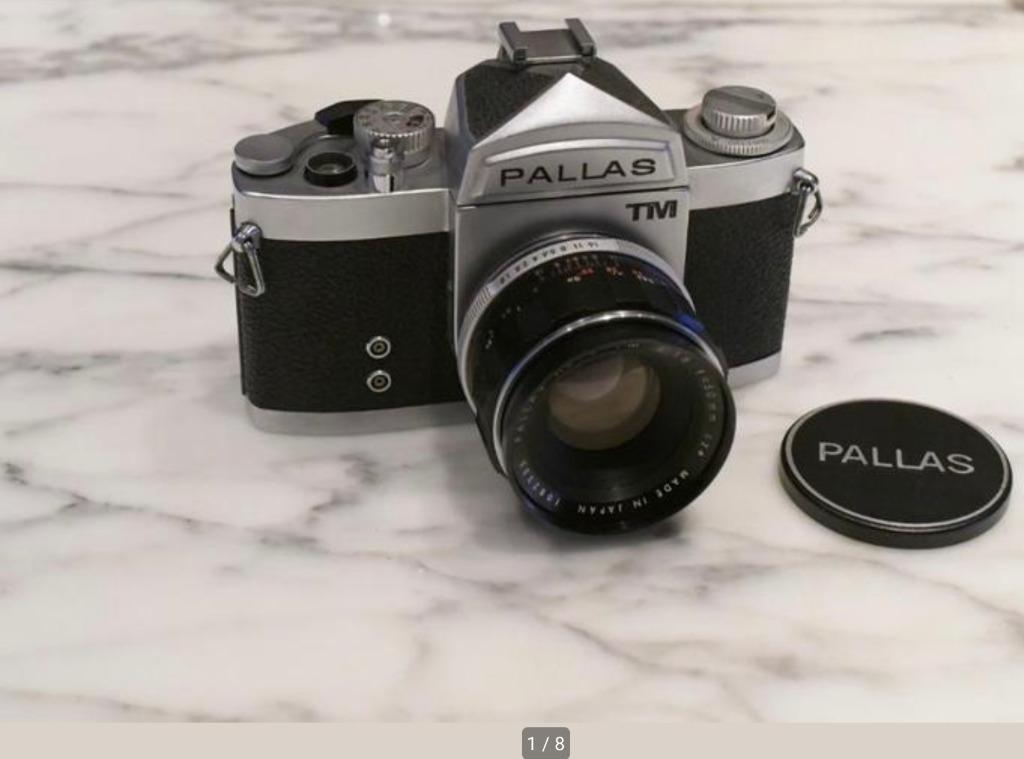 Pallas TM camera en Pallas Auto 50mm/1.8 m42, Ophalen of Verzenden, 1960 tot 1980, Fototoestel