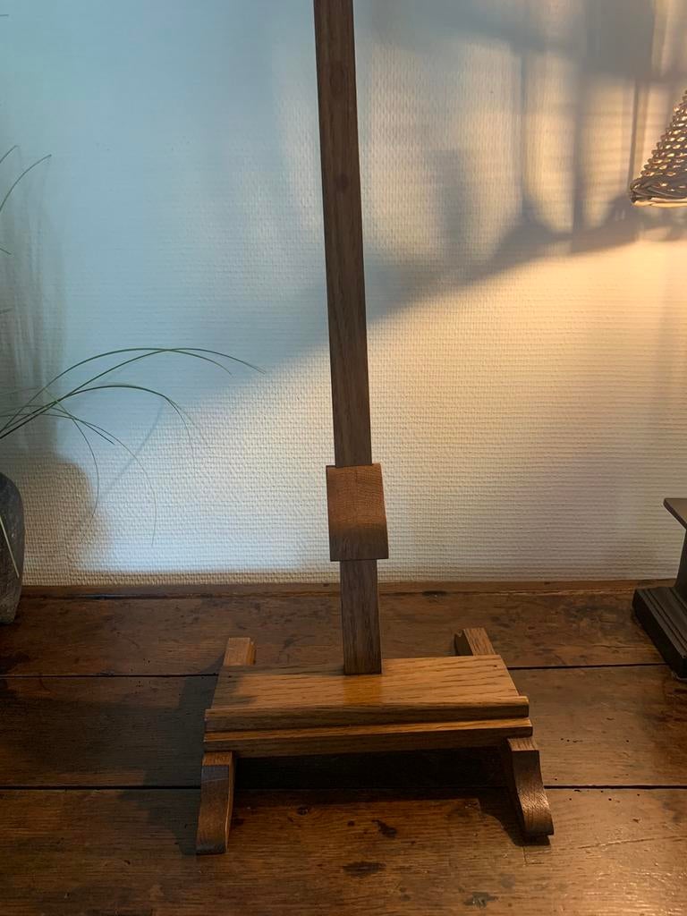 Chevalet en chêne 66x36x25cm (ht max 56cm), Enlèvement ou Envoi, Utilisé