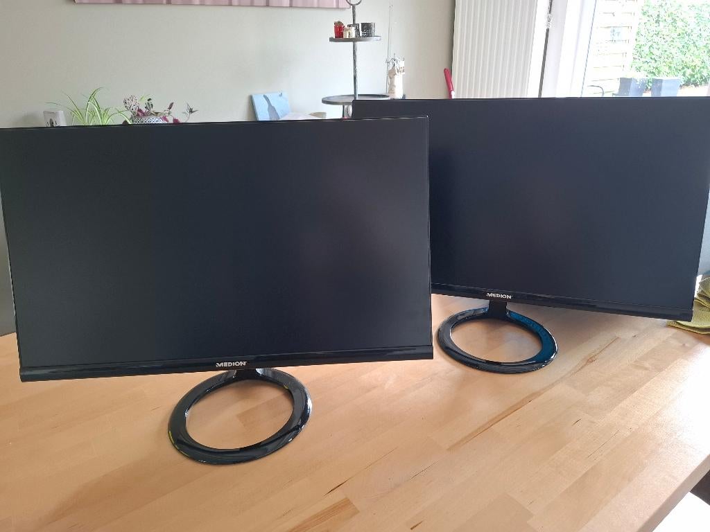 59,8 cm (23,6“) LED Backlight Monitor MEDION 2x, Computers en Software, Monitoren, Ophalen, Medion, Full HD, Onbekend