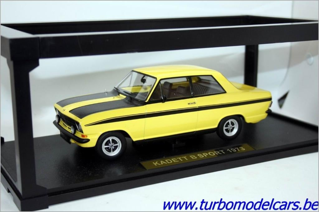 Opel Kadett B Sport 1973 1/18 K K Scale, Hobby en Vrije tijd, Modelauto's | 1:18, Ophalen of Verzenden, Zo goed als nieuw, Auto