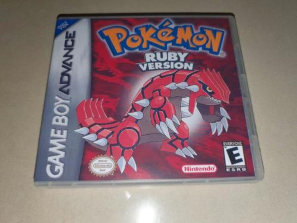 Pokemon Ruby Version Game Boy Advance GBA Game Case, Envoi, Comme neuf