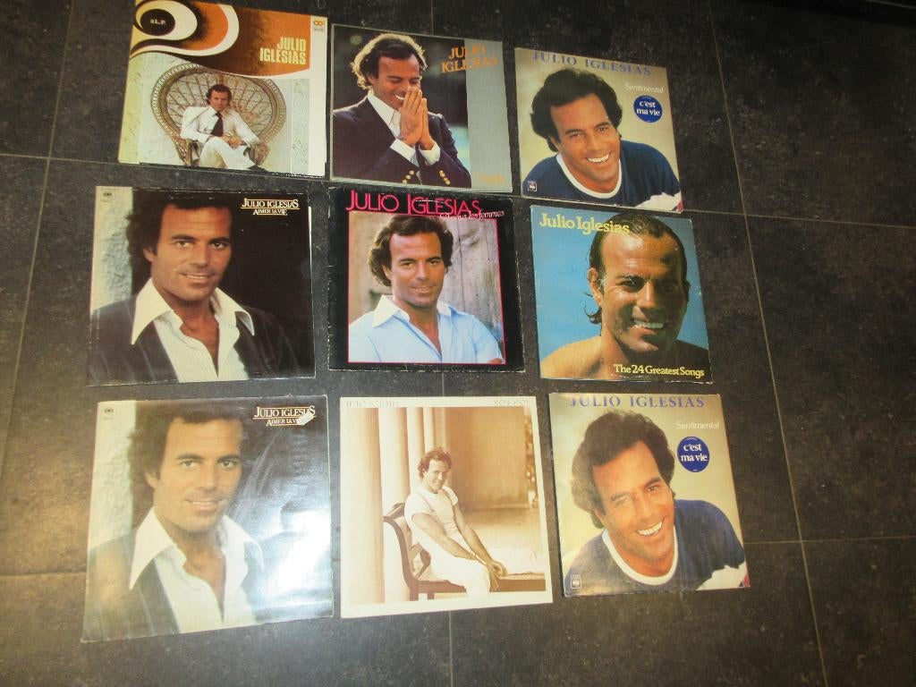 9 LP JULIO IGLESIAS vinyl, Ophalen