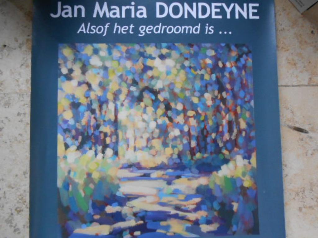 poster Jan Maria Dondeyne Alsof het gedroomd is.., Ophalen of Verzenden, Zo goed als nieuw, A1 t/m A3, Rechthoekig Staand