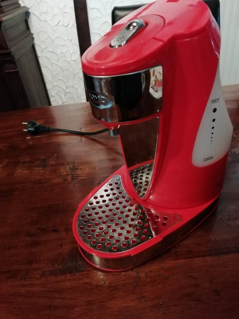 Thee machine, Ophalen, Zo goed als nieuw