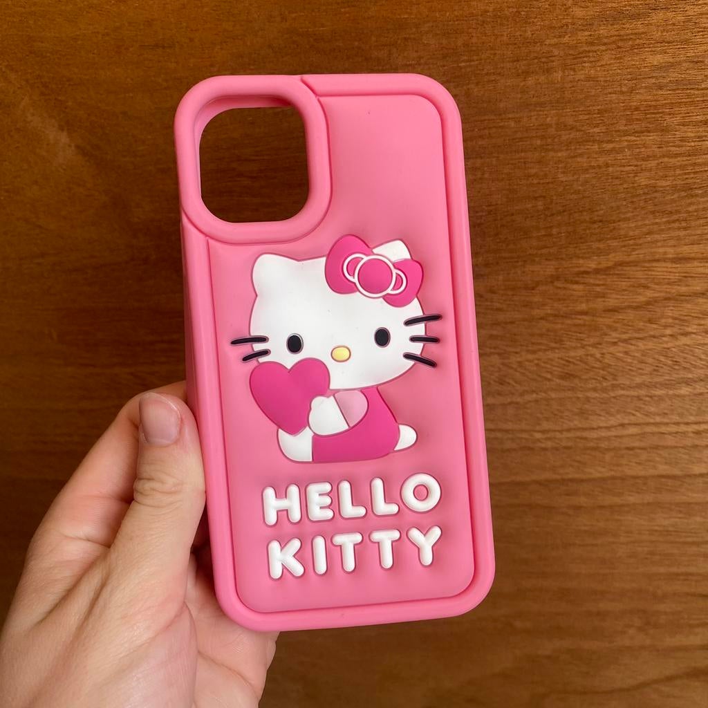 Coque en silicone Hello Kitty pour iPhone 11, Enlèvement ou Envoi, Comme neuf, IPhone 11, Façade ou Cover