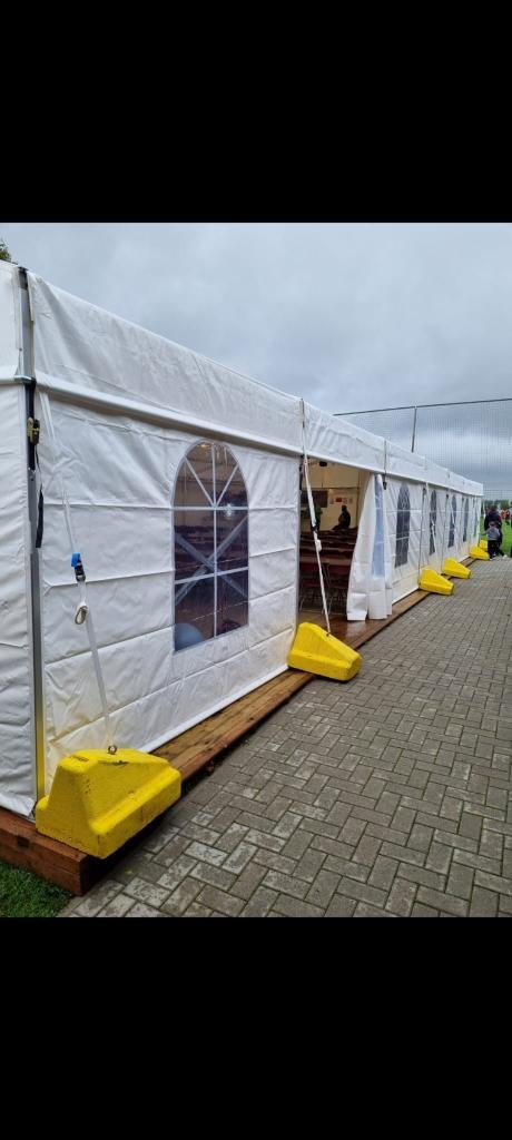 Kader tent + houten vloer, Ophalen