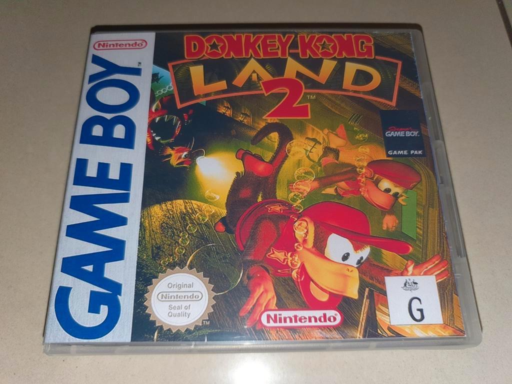 Donkey Kong Land 2 Game Boy GB Game Case, Envoi, Comme neuf