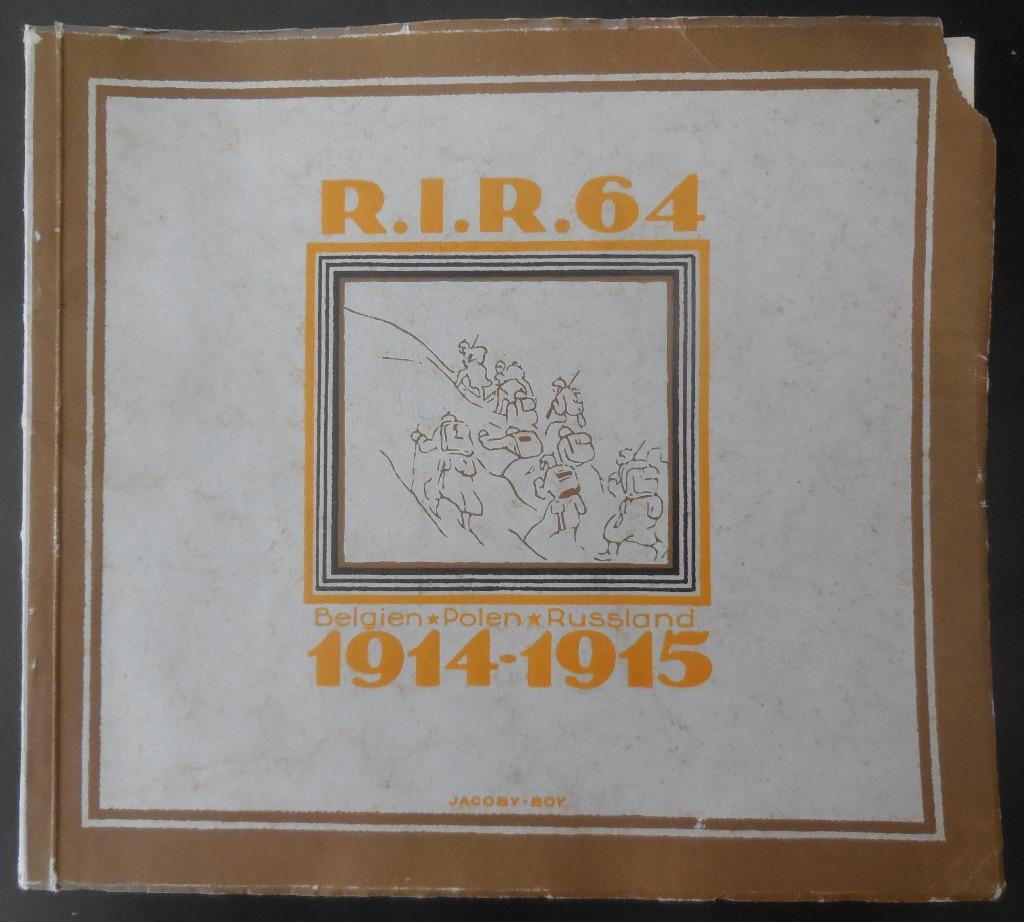 1914-1915 - R.I.R.64 Belgique-Pologne-Russie, Enlèvement ou Envoi, Utilisé