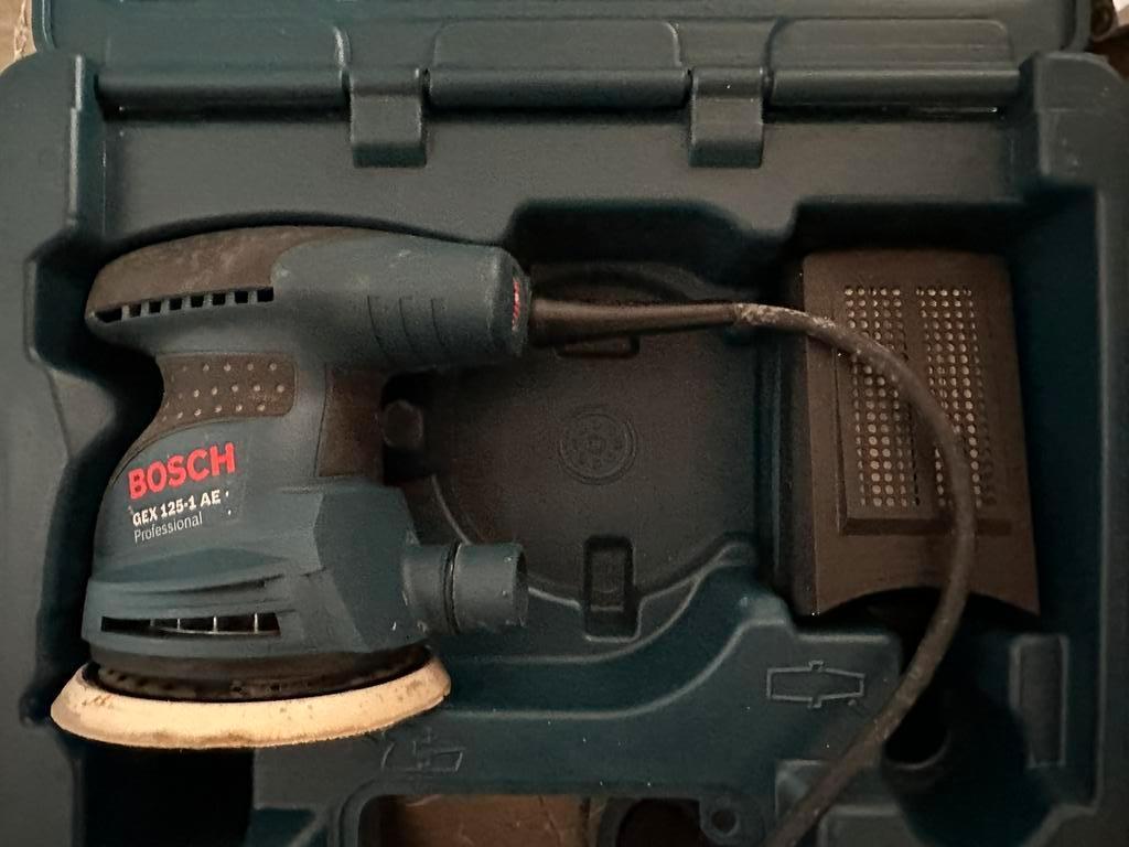 Ponceuse bosch GEX 125 1 AE, Bricolage & Construction, Enlèvement ou Envoi, Comme neuf