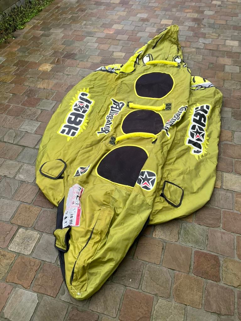 Jobe Alligator banaan 3 personen, Ophalen, Zo goed als nieuw