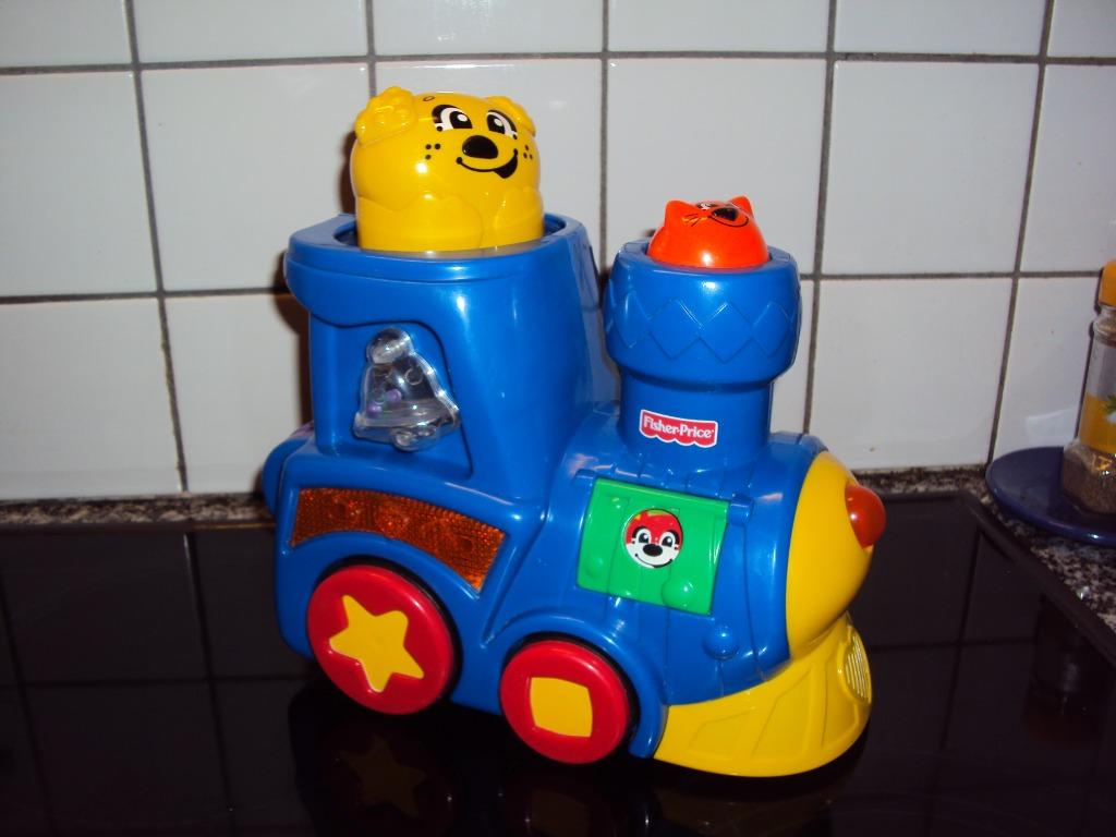 Fisher price, leuke blauwe trein met geluid,muziek..., Kinderen en Baby's, Speelgoed | Fisher-Price, Ophalen of Verzenden, Met geluid