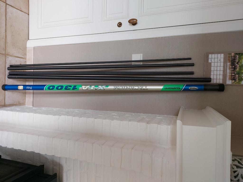 Vaste stok shimano, Ophalen, Zo goed als nieuw, Vaste hengel