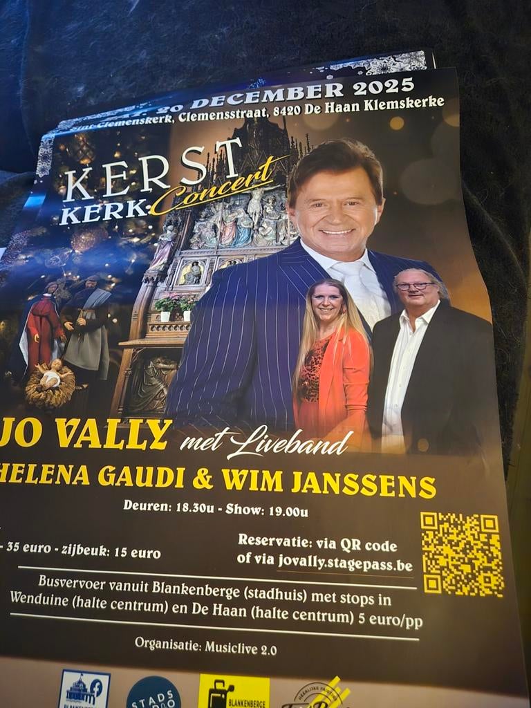 Affiche jo vally, Verzamelen, Posters, Ophalen of Verzenden