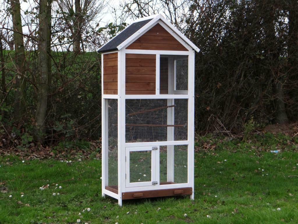 Volière Bruxelle volière bois cage oiseau bois volière XXL, Envoi, Neuf, Bois, Volière