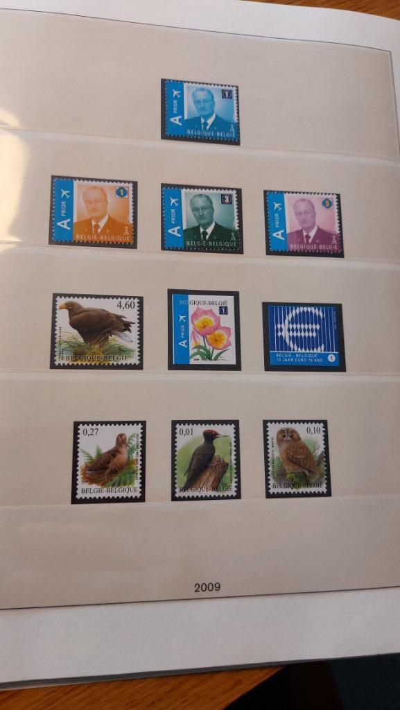 België: jaargang 2009, Postzegels en Munten, Orginele gom, Ophalen of Verzenden, Zonder stempel, Postfris