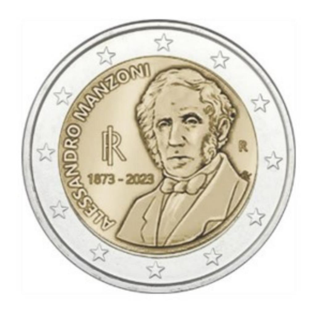 2 euro Italië 2023 Alessandro Manzoni, Postzegels en Munten, Munten | Europa | Euromunten, Ophalen of Verzenden, Italië, 2 euro
