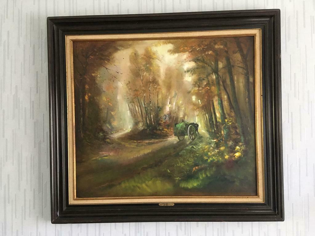 Schilderij Raymond Buellens Muizen/Mechelen, Enlèvement