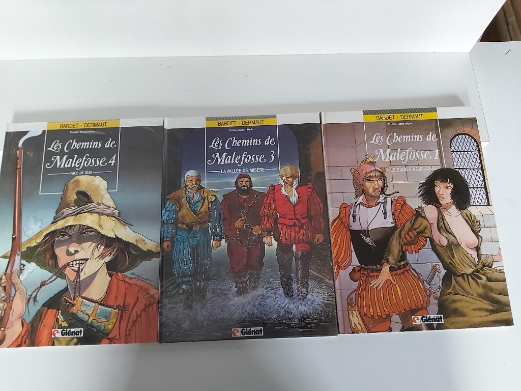 Comic De paden van Malefosse nr. 1-3-4, Boeken, Eén stripboek, Ophalen of Verzenden, Zo goed als nieuw
