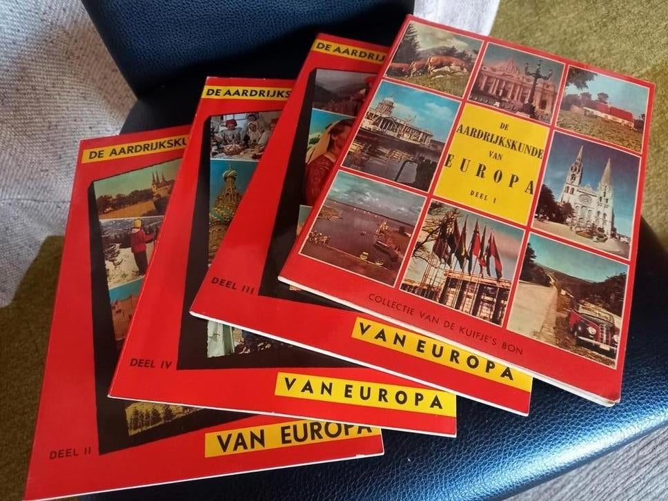 Aardrijkskunde van Europa collectie van de Kuifje's bon, Boeken, Ophalen