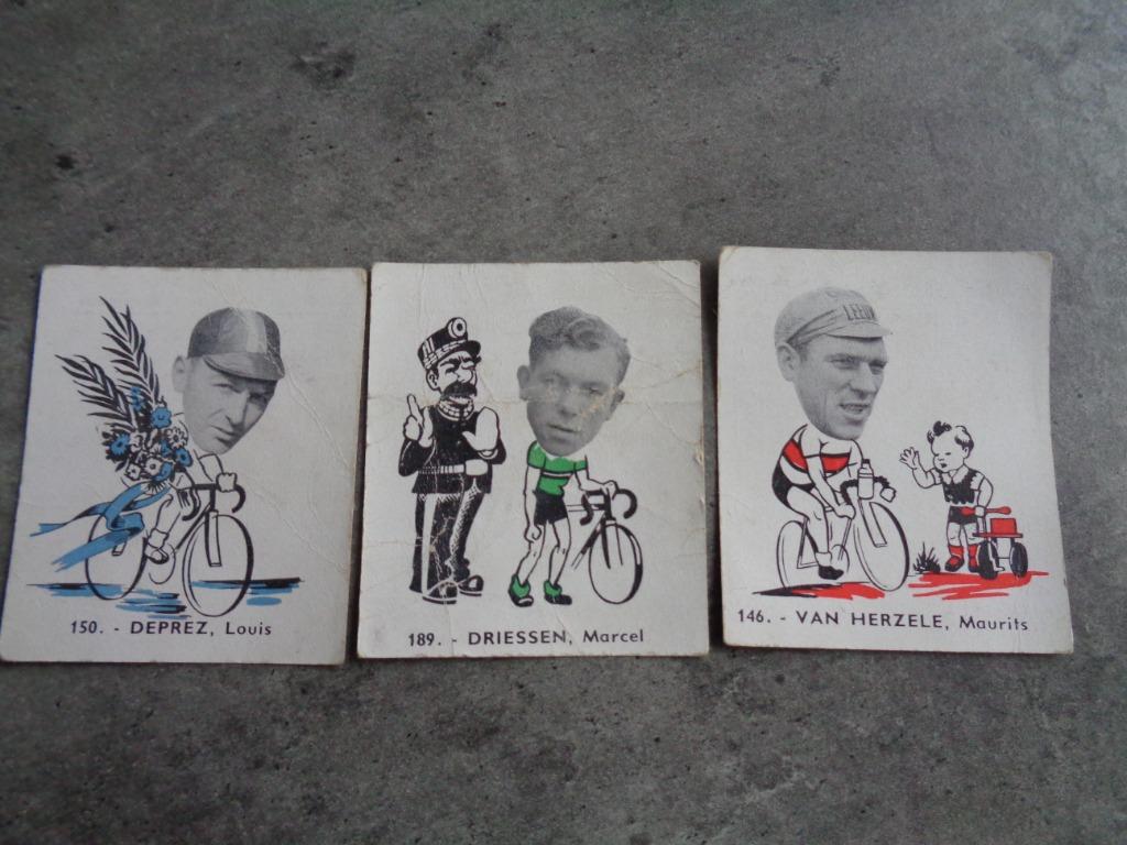 CYCLISTES - BELGE CHEWING-GUM TRACK GIANTS - 3D Fifties Kari, Hobby & Loisirs créatifs, Autocollants & Images, Enlèvement ou Envoi