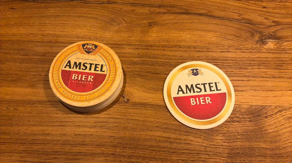 Bierviltjes Amstel, Verzamelen, Biermerken, Ophalen of Verzenden, Zo goed als nieuw, Amstel
