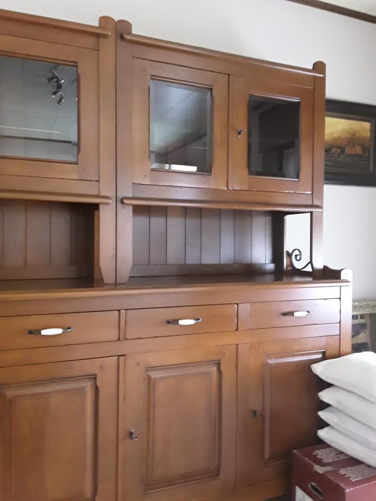 NIEUW WANDKAST- TAFEL - BARKAST IN MASSIEVE KERSELAAR, Ophalen of Verzenden, Zo goed als nieuw