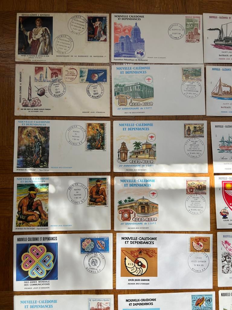timbres de collection nouvelle-calédonie , Années 1980, Timbres & Monnaies, Timbres | Enveloppes premier jour, Enlèvement ou Envoi