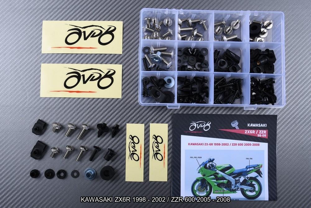 Kuip bouten set voor KAWASAKI ZX6R ZZR 600 1998 2008, Ophalen of Verzenden, Nieuw
