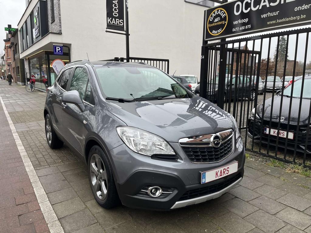 Opel Mokka Innovation ecoFlex (bj 2014), Auto's, Euro 5, Zwart, 4 cilinders, Leder