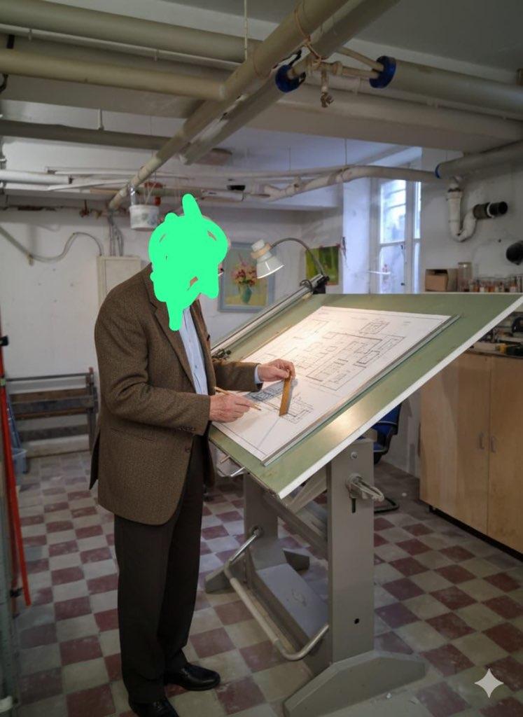 Tekentafel, Doe-het-zelf en Bouw, Tekentafels, Ophalen of Verzenden, Gebruikt