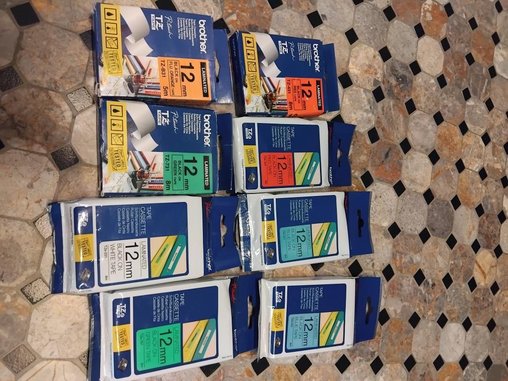 Cassette à ruban Brother Tze-531 pour p-touch, Enlèvement, Neuf, Étiquette en bande, Brother