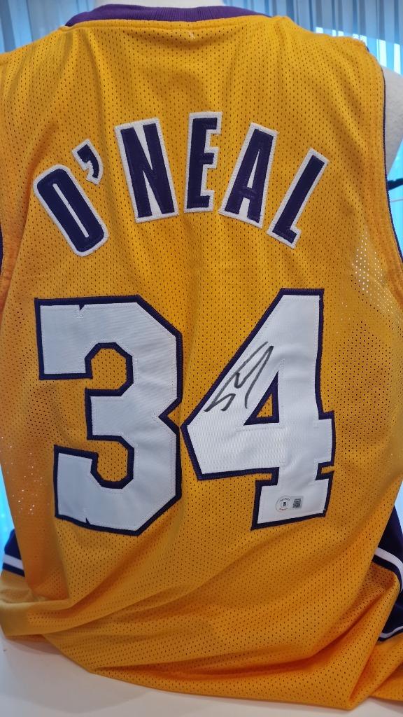 Maillot signé Nba Shaquille O neal Lakers avec certificat co, Enlèvement ou Envoi, Neuf